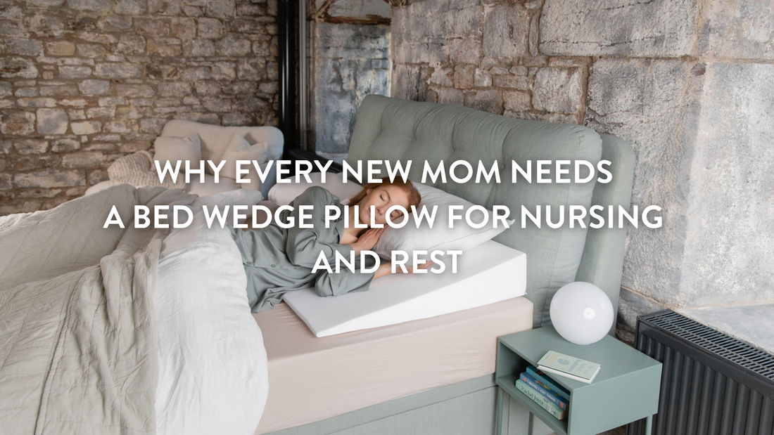 Person sleeping on their side using the bedwedge.com bed wedge for relief during pregnancy to avoid acid reflux etc.
