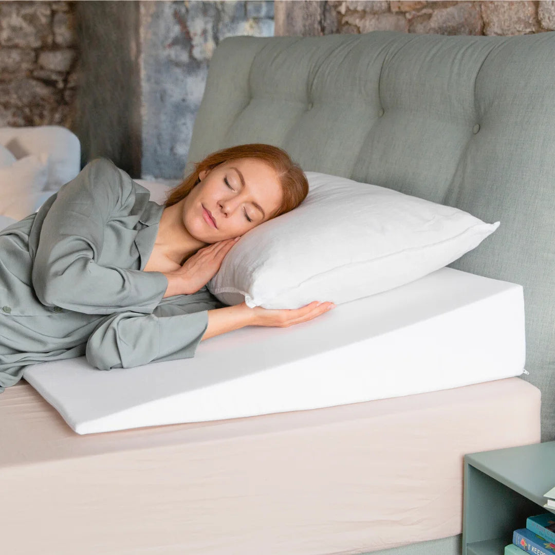 side sleeping bed wedge pillow for snoring acid reflux