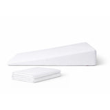 bed wedge pillow with additional cover 