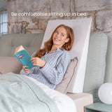 bed wedge pillow for acid reflux heartburn and snoring handmade in the UK for the USA 2 year guarantee