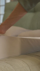 bed wedge pillow for acid reflux heartburn and snoring handmade in the UK for the USA 2 year guarantee