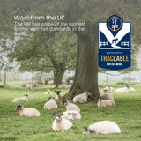 Natural Wool Bed Wedge for Acid Reflux, Heartburn & Snoring Relief. Wool from the UK.